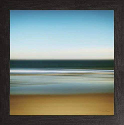 Frame Company Watson Range Sea Stripes I by Katherin Gendreau, Photo Frame - 60 x 60 cm, Black