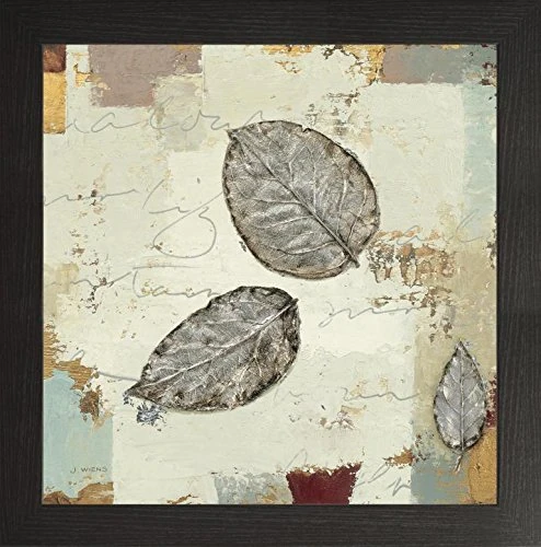 Frame Company Watson Range Silver Leaves IV by Mark Wiens, Photo Frame - 60 x 60 cm, Black