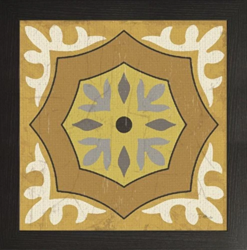 Frame Company Watson Range Golden Glow Square XII by Pela Studio, Photo Frame - 60 x 60 cm, Black