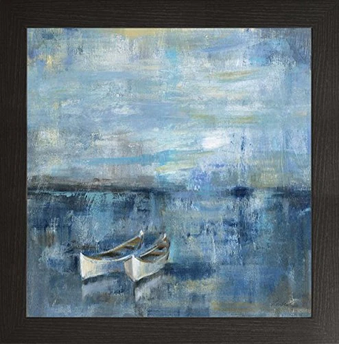 Frame Company Watson Range Two Boats Photo by Silvia Vassileva, Frame - 60 x 60 cm, Black