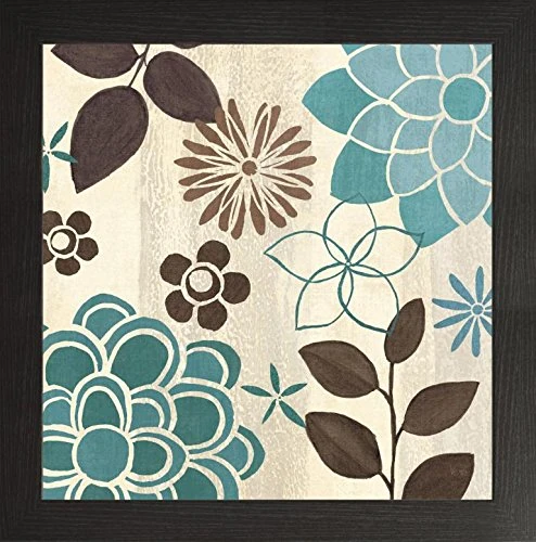 Frame Company Watson Range Abstract Garden II by Veronique Charron, Photo Frame - 60 x 60 cm, Black