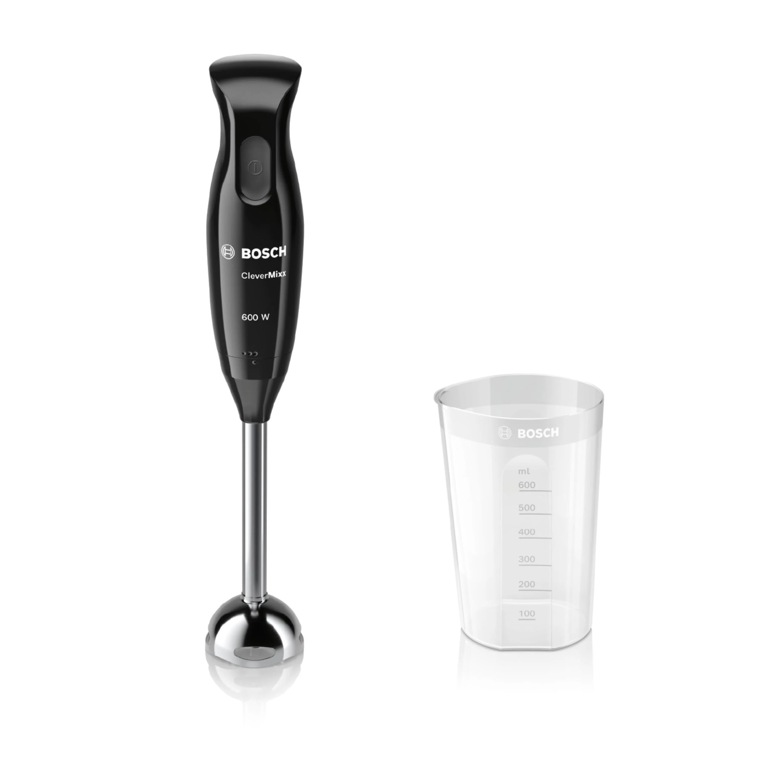 Bosch CleverMixx MSM2610BGB Hand Blender with beaker, 600 W - Black & Anthracite