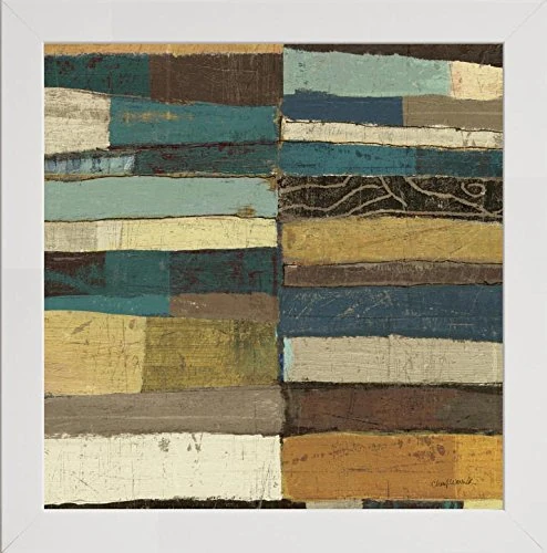 Frame Company Watson Range Eileen V Blue by Cheryl Warrick, Photo Frame - 60 x 60 cm, White