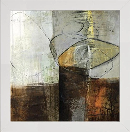 Frame Company Watson Range Abstract Pebble IV by Jane Davies, Photo Frame - 60 x 60 cm, White