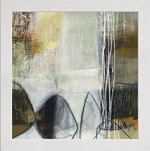 Frame Company Watson Range Abstract Pebble I by Jane Davies, Photo Frame - 60 x 60 cm, White