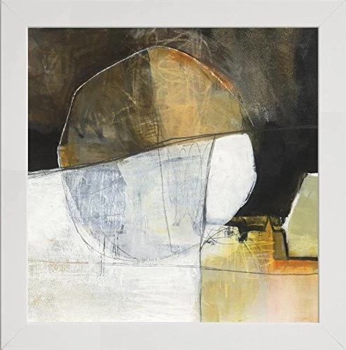 Frame Company Watson Range Abstract Pebble III by Jane Davies, Photo Frame - A1, White