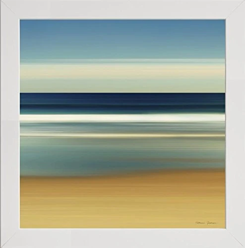 Frame Company Watson Range Sea Stripes II by Katherin Gendreau, Photo Frame - 60 x 60 cm, White