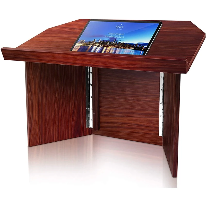 Pyle Portable Lectern Podium | Tabletop Presentation Stand | Quick Setup Folding Style (PLCTND41)