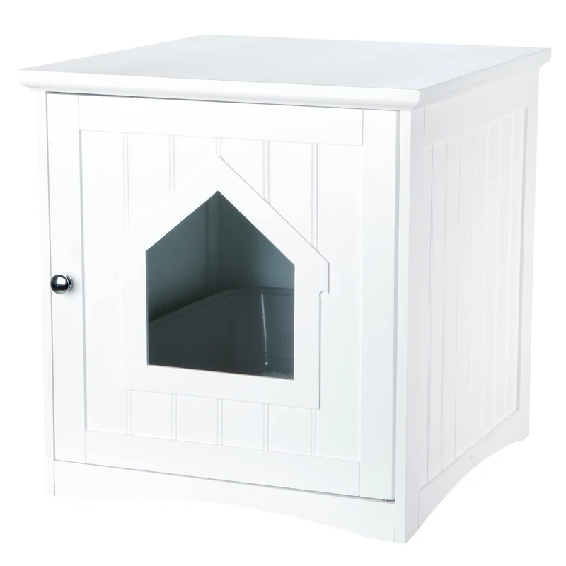 TRIXIE House For Cat Toilets, 49 x 51 x 51 cm, White