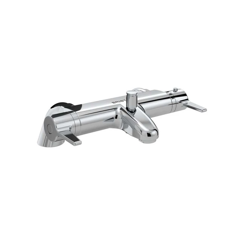 Bristan DUL3 THBSM C Du Lever Thermostatic TMV2 Bath Shower Mixer Bathroom Tap, Chrome