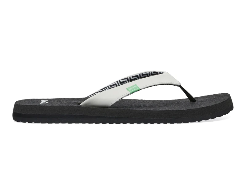 Sanuk Women's Yoga Serenity 4 Flip Flop, White, 3 UK