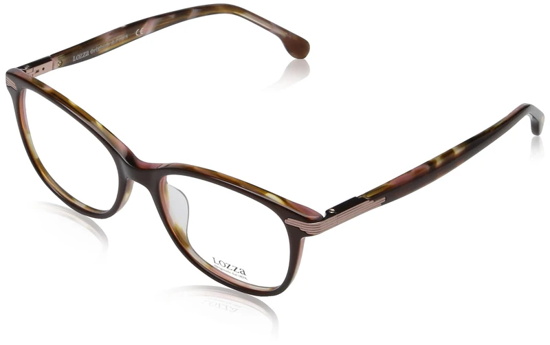 Lozza - SAPIENZA VL 4106, Geometric, acetate, women, SHINY BROWN PINK(0AT6), 50/17/135
