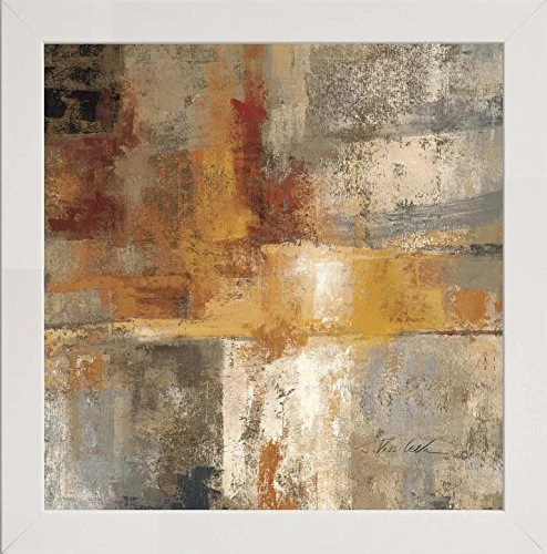 Frame Company Watson Range Silver and Amber Crop by Silvia Vassileva, Photo Frame - 60 x 60 cm, White