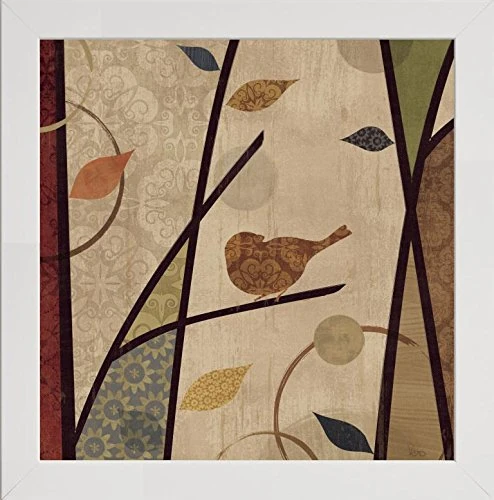 Frame Company Watson Range Pieces of Nature I Spice by Veronique Charron, Photo Frame - 60 x 60 cm, White