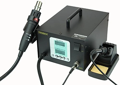 TENMA 21-10130 UK 900W 500°C 2-in-1 Intelligent SMD Rework Station