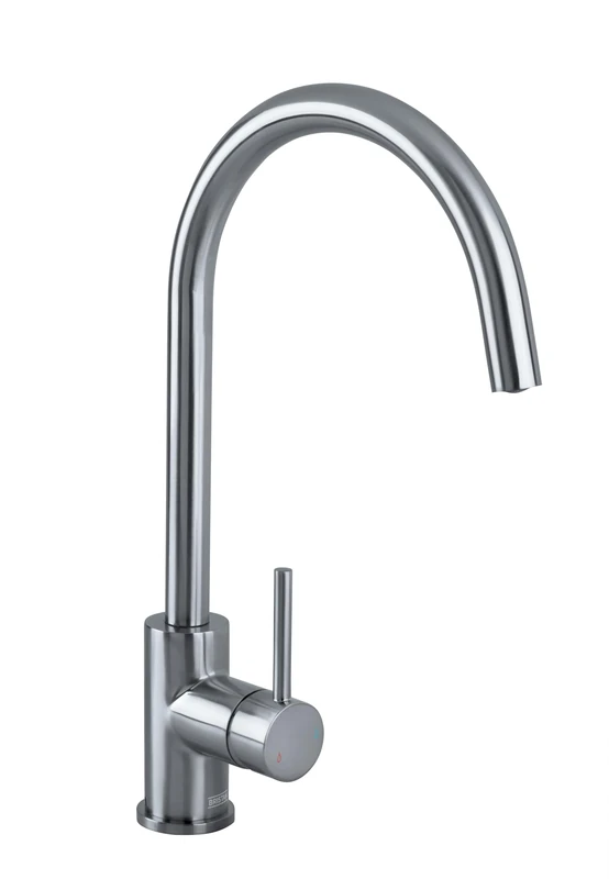Bristan PST EFSNK BN Pistachio Easyfit Kitchen Sink Mixer Tap with Swivel Spout, Brushed Nickel