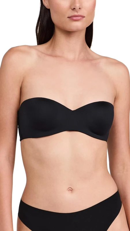 Cosabella Women's Evolution Strapless Bra, Black, 30B