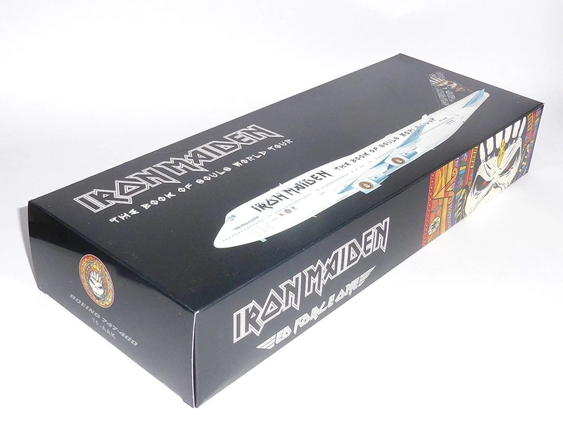 Daron Boeing 747-400 Iron Maiden Book of Souls Tour 2016- Air Atlanta Iceland Risesoon (Skymarks) Resin Collectors Desktop Model Scale 1:200 SKR899 - Image 1