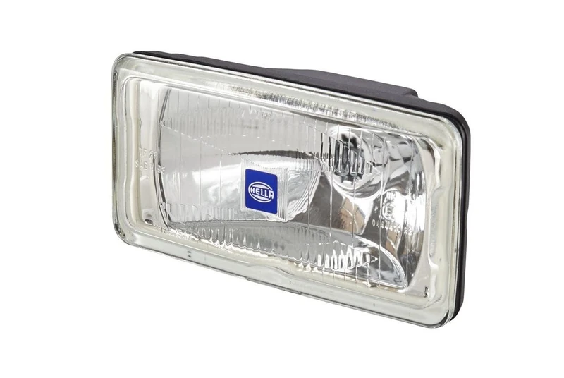 HELLA 1FD 005 700-471 Halogen-Spotlight - Comet 550 - 12V - Rectangular - Reference number: 17.5 - Bolted - Patterned diffusing lens - Lens Colour: Crystal clear - right/left