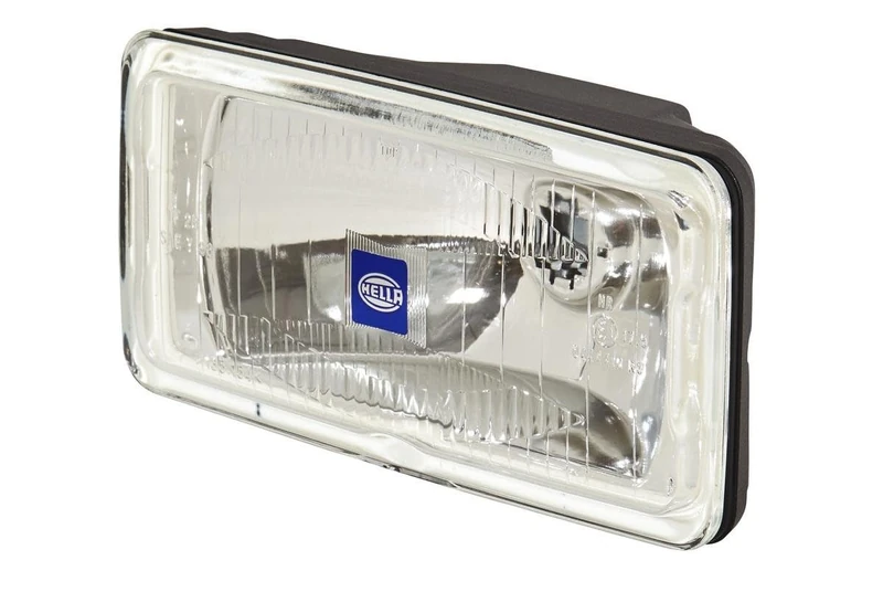 HELLA 1FD 005 700-451 Halogen-Spotlight - Comet 550 - 12V - Rectangular - Reference number: 17.5 - Bolted - Patterned diffusing lens - Lens Colour: Crystal clear - right/left
