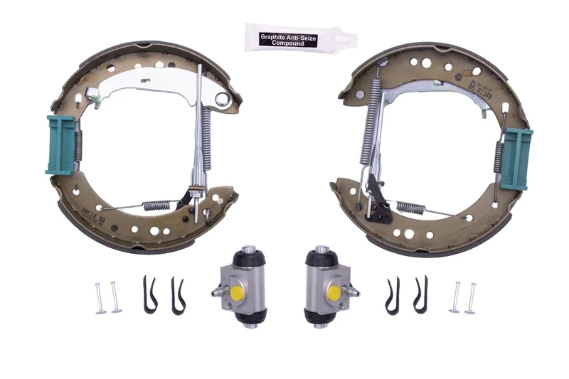 HELLA 8DB 355 022-931 Brake Shoe Set - R1348 - Brake System: Lucas - for e.g. MITSUBISHI / SMART - Image 1