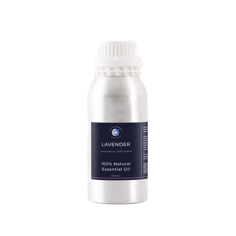 Mystic Moments | Lavender Essential Oil 1Kg (Lavandula angustifolia) | 100% Pure Aromatherapy Oil | Classic Floral Herbal Aroma | Relaxing Home Ambience