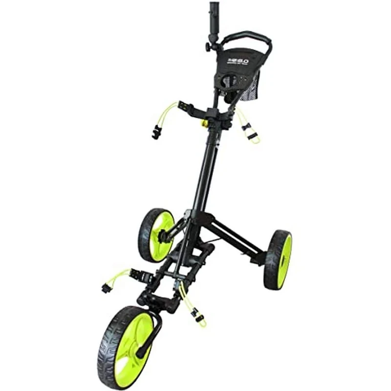Glide-Tek 6.0 Golf Push Trolley - Black/Gunmetal