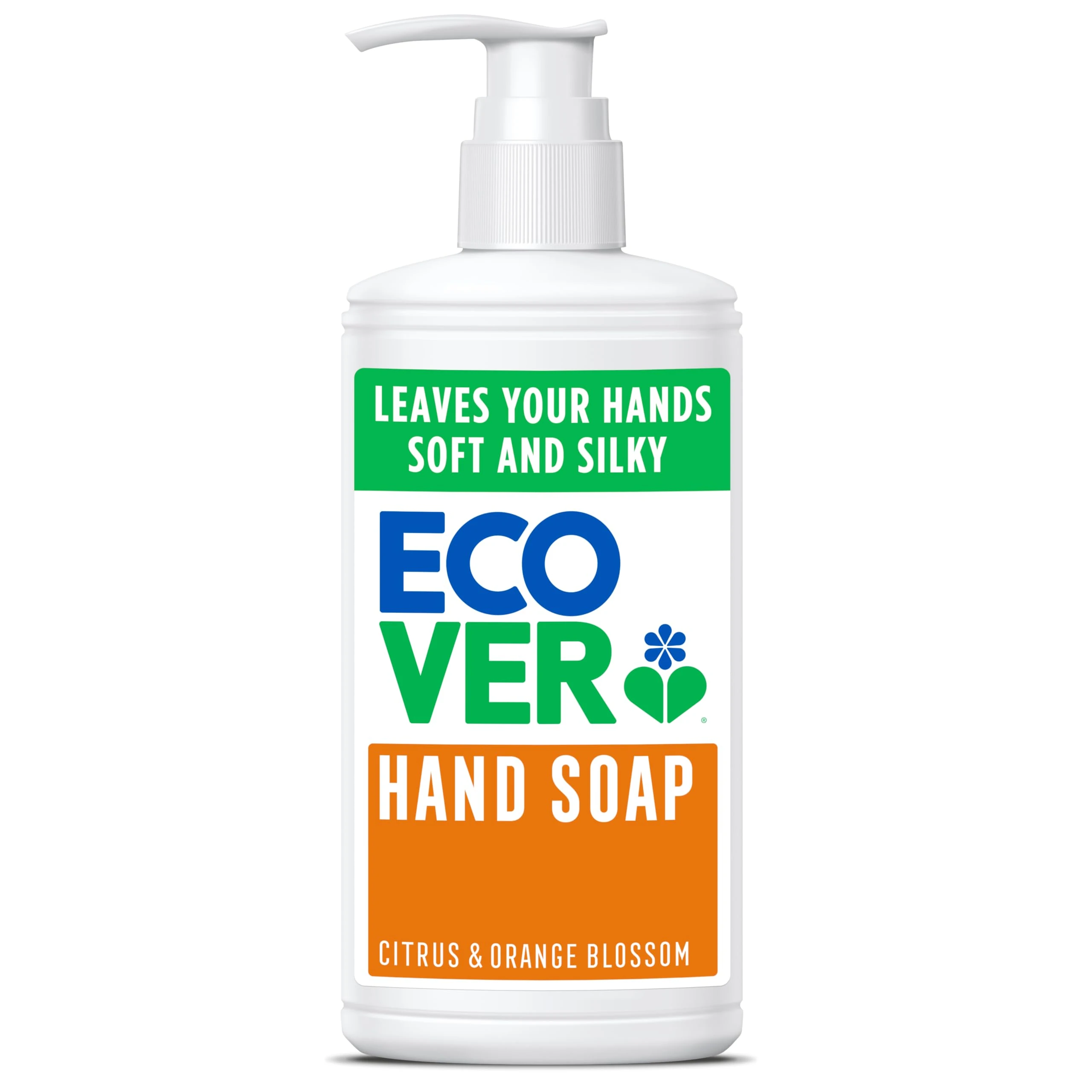 Ecover Hand Wash, Hand Soap, Gentle Hand Cleansing, Fresh Citrus & Orange Blossom Scent, Pack of 1, 1 x 250ml