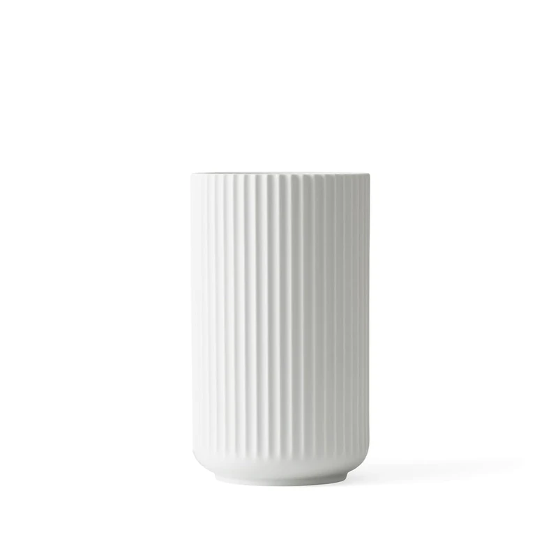Lyngby Porcelæn Vase Height 12.5 cm Lyngby Design Classic Timeless Design White