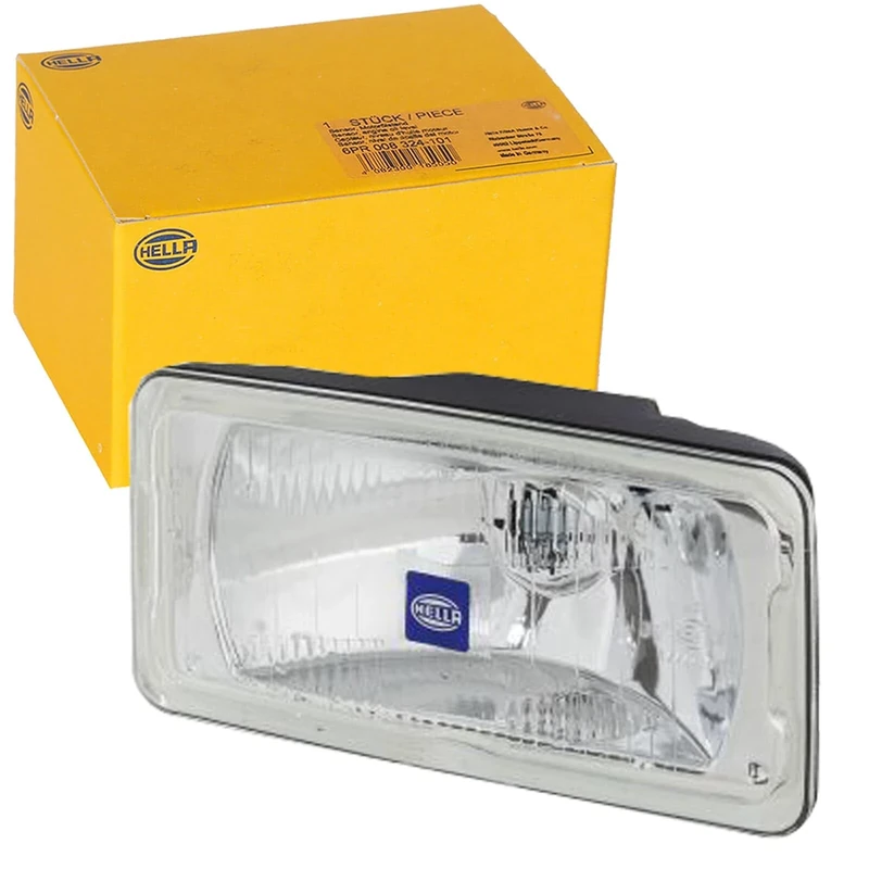 HELLA 1FD 005 700-651 Halogen-Spotlight Set - Comet 550 - 12V - Reference number: 17.5 - mounting - Lens Colour: transparent - left/right - Kit - Quantity: 2