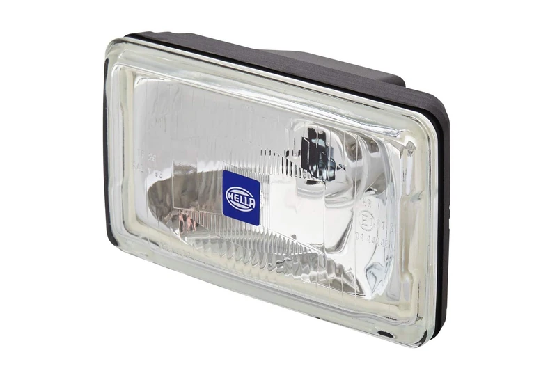HELLA 1FB 005 860-231 Halogen-Spotlight - Comet 450 - 12V - Rectangular - Reference number: 17.5 - Bolted - Patterned diffusing lens - Lens Colour: Crystal clear - left/right