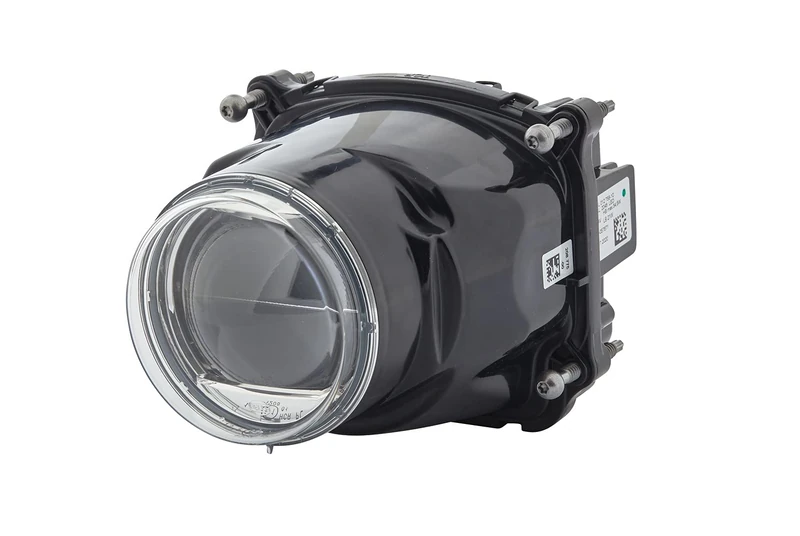 HELLA 1AL 012 758-101 DE/LED-Insert, headlight - 90mm Performance Bi-LED L5570 - 12/24V - round - Fitting/Screw Connection - Lens Colour: Crystal clear - Plug: DEUTSCH plug - right - Quantity: 1