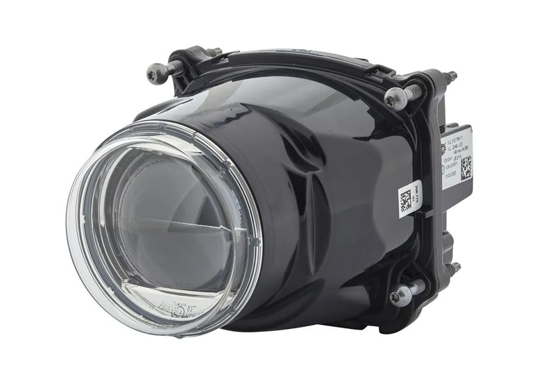 HELLA 1LL 012 758-111 DE/LED-Insert, headlight - 90mm Performance Bi-LED L5570 - 12/24V - round - Fitting/Screw Connection - Lens Colour: Crystal clear - Plug: DEUTSCH plug - left - Quantity: 1 - Image 1