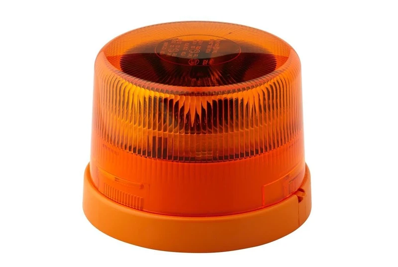 HELLA 2XD 012 972-001 LED-Strobe-type Beacon - KL 7000 - 12/24V - Yellow - mounting/Bolted - Cable: 120mm - Plug: Flachstecker