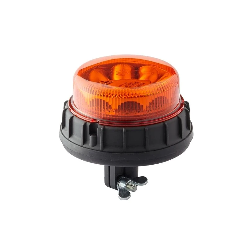 HELLA 2XD 011 557-811 LED-Strobe-type Beacon - K-LED 2.0 F - 12/24V - Yellow - Pipe-neck