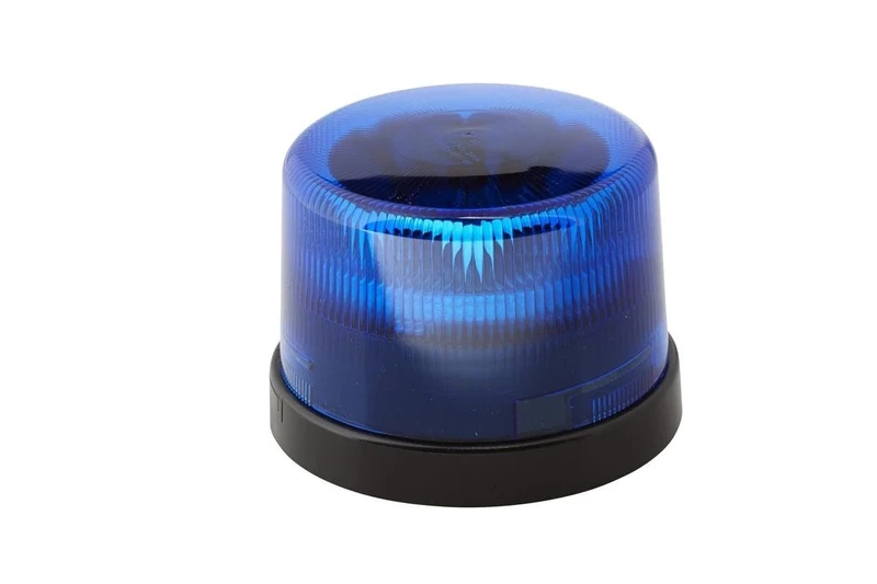 HELLA 2XD 012 972-101 LED-Strobe-type Beacon - KL 7000 - 12/24V - Blue - Bolted - Cable: 120mm - Plug: Blade Terminal