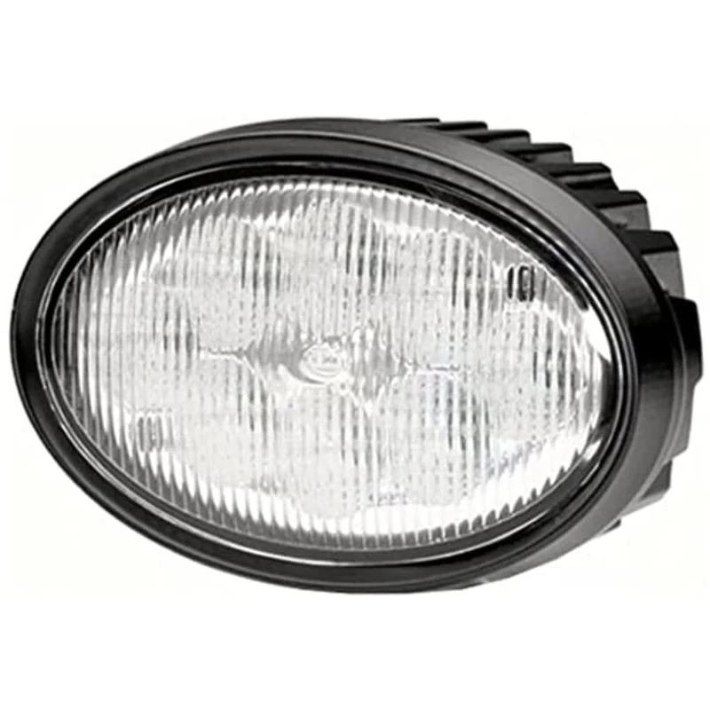 HELLA 1GA 996 761-011 LED-Worklight - Oval 100 Gen. II - 24/12V - 4400lm - mounting/Bolted - Swivelling Mounting Bracket - Long-range illumination - Plug: DEUTSCH plug