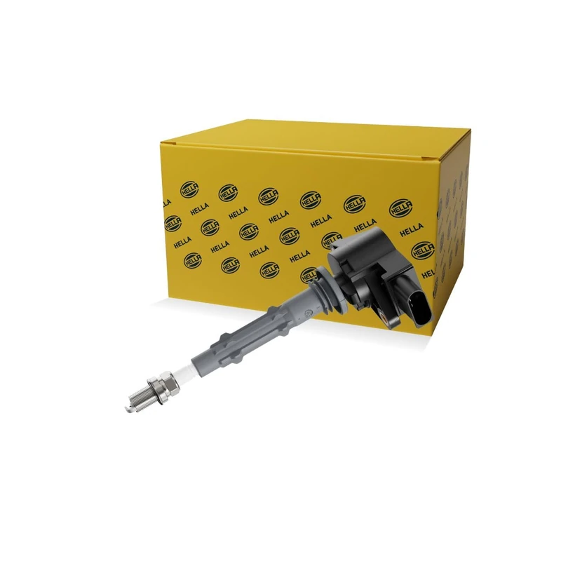 HELLA 5DA 358 000-671 Ignition Coil - 12V - 4-pin connector