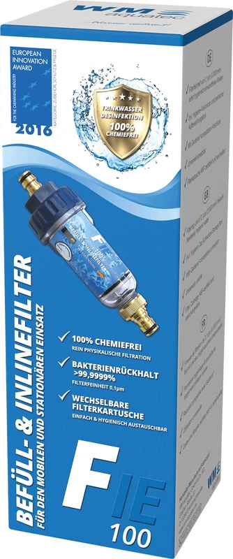 WM Aquatec AP-HF100-G FIE-100 Filling and Inline Filter, 200mm x 600mm