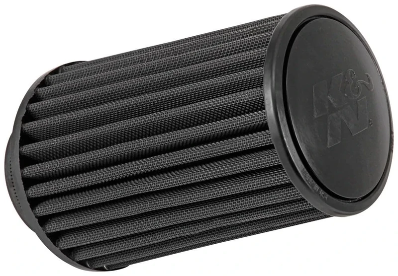 K&N Universal Conical Filter 89 mm Connection, 241 mm Length (RU-3105HBK), Red - Image 1