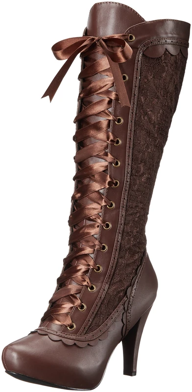 Ellie Shoes Women's 414-Mary Boot, Brown, 6 UK
