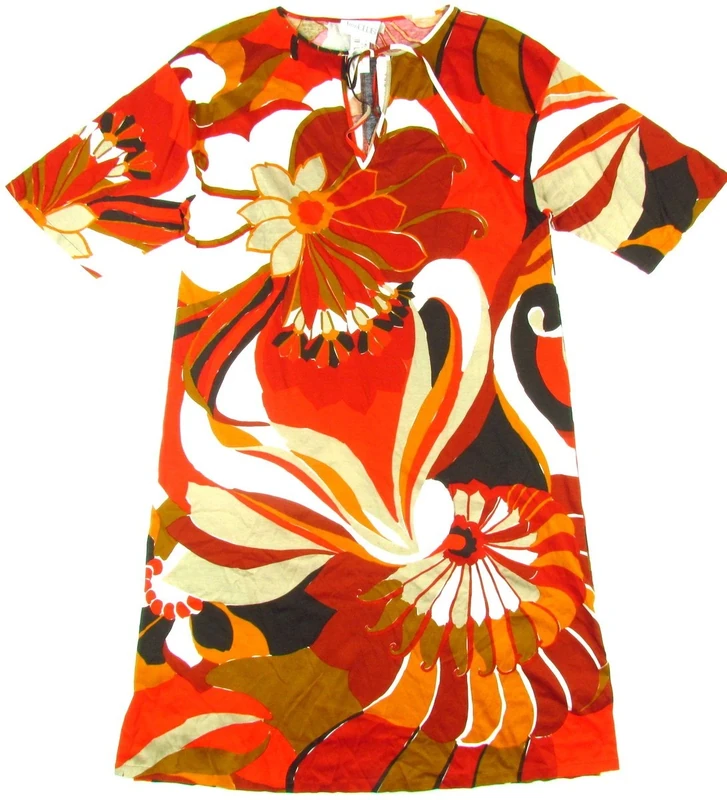 LA PERLA "Anna Club Hippie YM" womens dress (red/brown)