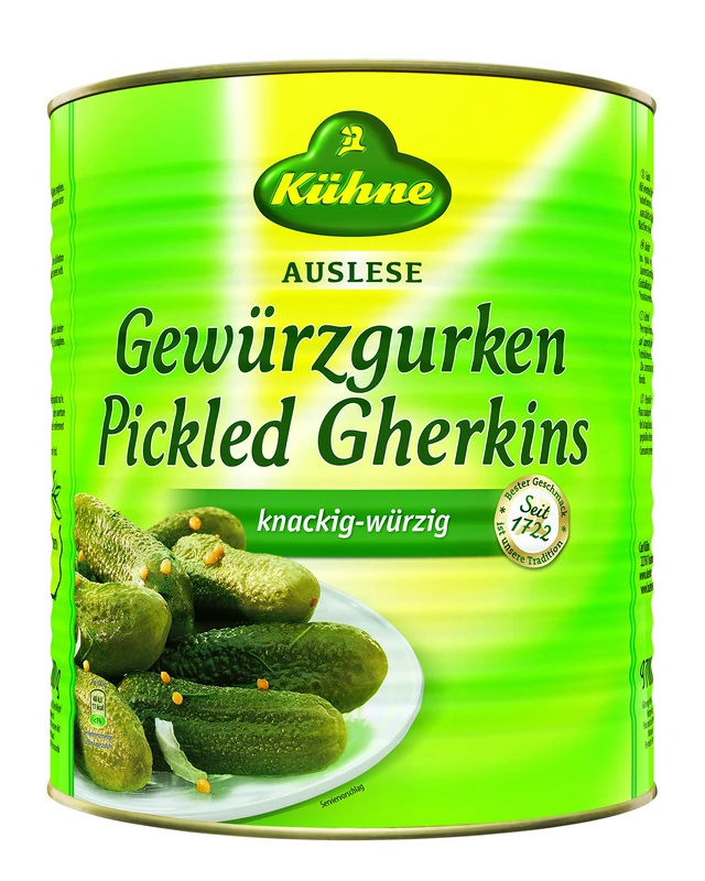 Kuhne Pickled Gherkins 1 x 9.7kg