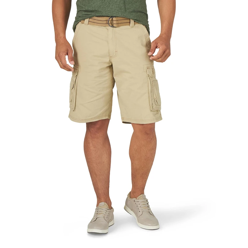 Lee Men's mit Gürtel, Pantalón Corto Con Cinturóndungarees و الللوو وووور ر و او Latzhose Kurz Com Cinto Wyominglatzhose New Belted Wyoming Cargo Short, Leather Colours, 20
