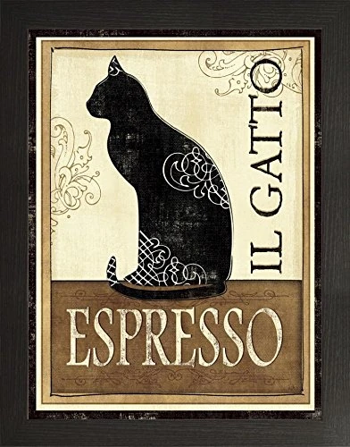 Frame Company Watson Range Il Gatto by Veronique Charron, Frame - A1, Black