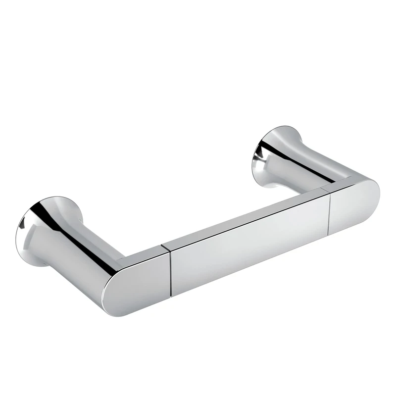 Moen BH3886CH Genta LX Modern Double Post Bathroom Hand Towel Bar, Chrome