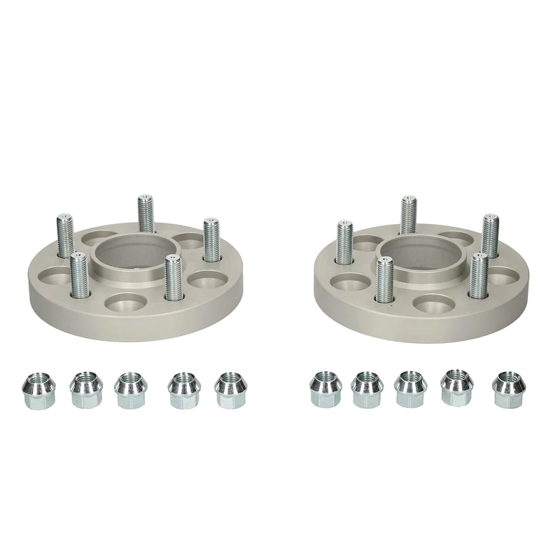 H&R DRM-System Wheel spacer set 50mm per axle - Bolt pattern 5x108 - Hub 63,3mm - Bolt size M14x1,5 - compatible with Ford/Jaguar/Landrover - Black