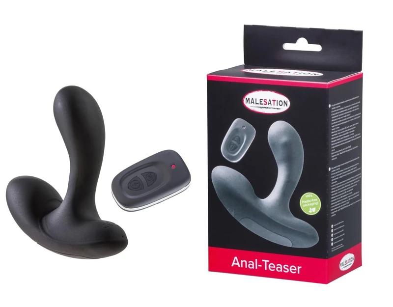 MALESATION Anal Plug Black 2-3.25 cm