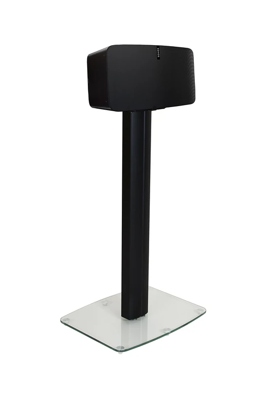 Alphason PLAY 5 Floorstand, Single, Black - Image 1