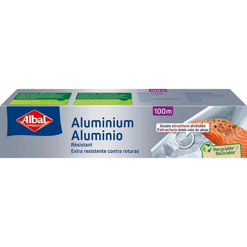 Albal Aluminium Roll, Easy to Cut, Durable